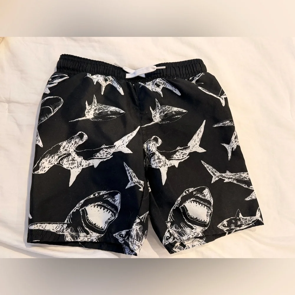 Boys Shark Swim Set - Trunks and Rash Guard